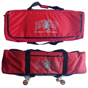 MALA PARA SKATE RATTRAP MOCHILA SKATE BAG VERMELHA