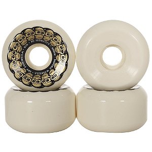 RODAS DE SKATE BONES CIRCLE SKULLS SPF P5 SIDECUT 60MM 81B