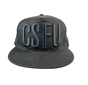 BONÉ CREATURE CSFU SNAPBACK PRETO COM DETALHE NA ABA