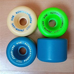 POWELL RAT BONES ホイール グリーン 60mm 90a Amazon.co.jp: (White) - Powell Rat Bones Green (90 A) 60 mm