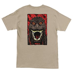 CAMISETA SANTA CRUZ GODZILLA DESTROYER STRIPES AREIA