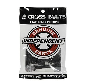 PARAFUSOS DE BASE INDEPENDENT BLACK PHILLIPS CROSS BOLTS 1" 1/4