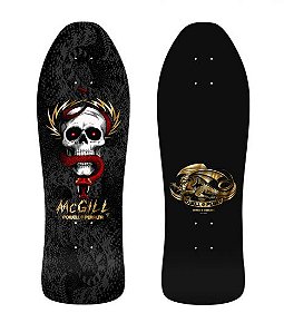 thumbnail image 2 of Powell Peralta Mike McGill Skull & Snake 40th Anniversary Skateboard Deck - 10x30.125 Red/Gold Foil 2 of 14