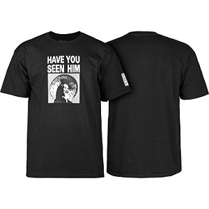 CAMISETA IMPORTADA POWELL PERALTA ANIMAL CHIN PRETA TAMANHO XL(GG)