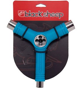 Chave Y Black Sheep Cossinete para Montagem de Skate e Longboard e Afins AZUL R