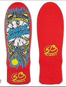 SHAPE SANTA CRUZ CLAUS GRABKE EXPLODING CLOCK REISSUE VERMELHO