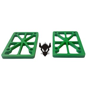 PADS PARALELO RATTRAP (ELEVADOR) VERDE MÉDIO - 7mm