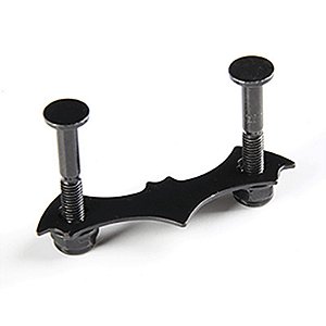 PARASFUSOS DE BASE COM ENFEITE DE MORCEGO (JOGO COM 4)