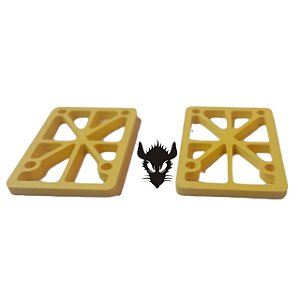 PADS PARALELO RATTRAP (ELEVADOR) AMARELO - 7mm