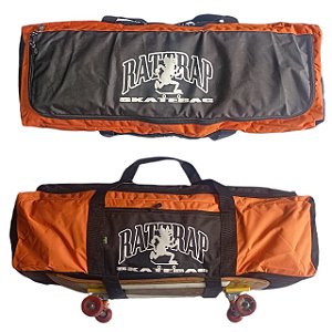 MALA PARA SKATE RATTRAP MOCHILA SKATE BAG LARANJA