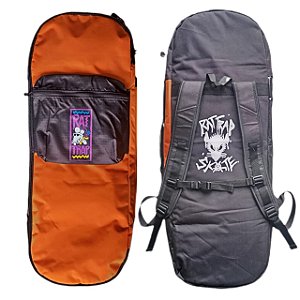 MOCHILA DE SKATE PARA MOTO RATTRAP SKATE BAG LARANJA