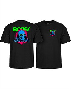 CAMISETA IMPORTADA POWELL PERALTA RIPPER BLACK LIGHT LARGE (G)