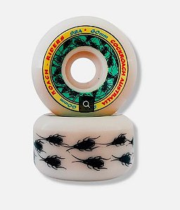 RODA DE SKATE COCKROACH WHEELS AUSTRALIA 60mm 98A BRANCA