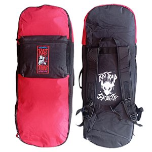 MOCHILA DE SKATE PARA MOTO RATTRAP SKATE ROCK SKATE BAG VERMELHA 36P
