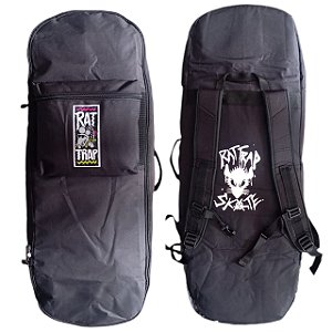MOCHILA DE SKATE PARA MOTO RATTRAP SKATE ROCK SKATE BAG PRETA 36P