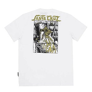 CAMISETA SANTA CRUZ PACE DUNGEON BRANCO TAMANHO G