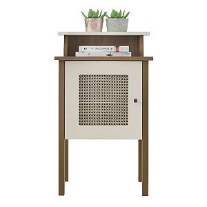 Mesa de Apoio Tela 3D Charlotte - Cinamomo / Off White