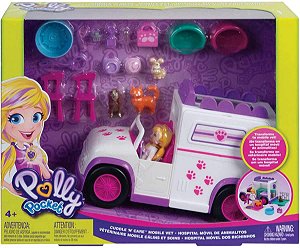 Polly Pocket Conjunto Festa de Patinação HDW51 - Mattel GBF85 - Os