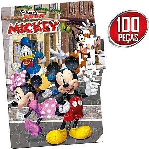 Jogo De Dominó Infantil - Disney Junior - Mickey - 28 Peças