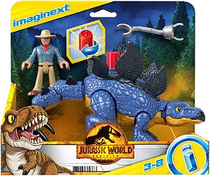 Figura Dinossauro Triceratops Jurassic World Mattel - HDX34