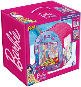 Kit de Pintura Barbie Com Cavalete Fun F0030-0
