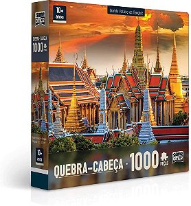 Quebra-Cabeça Grande Palácio de Bangkok 1000 Peças - Game Office 2309