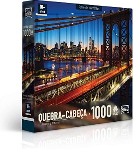 Quebra-Cabeça Ponte de Manhattan 1000 Peças-Game Office 2308