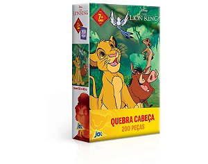 Quebra-Cabeça Disney Rei Leão 200 Peças - Game Office 2623