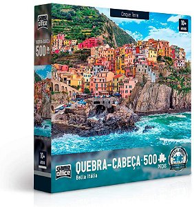 Quebra-Cabeça Cinque Terre 500 Peças - Game Office 2514