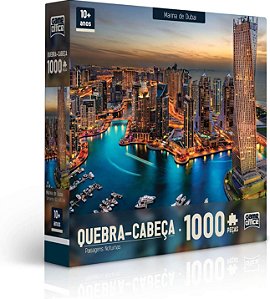 Quebra-Cabeça Marina de Dubai 1000 Peças - Game Office 2308