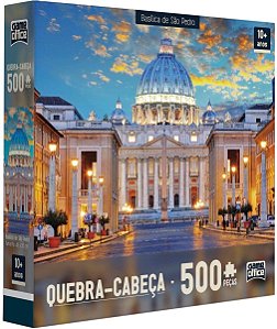 Quebra-Cabeça Basílica de São Pedro 500 Peças - Game Office 2305