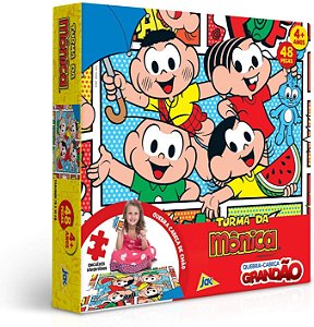 Quebra-Cabeça Turma da Mônica 48 Peças - Game Office 2240