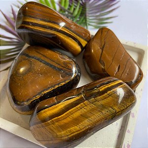 Pedra Olho de Tigre Polida
