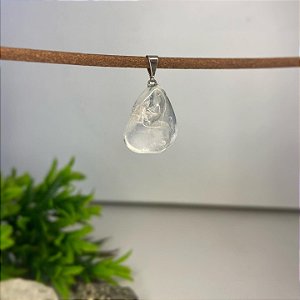 Pingente de Quartzo Cristal Polido