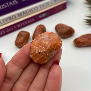 Calcita Laranja Polida