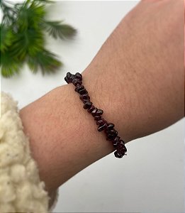 Pulseira Cascalho de Granada