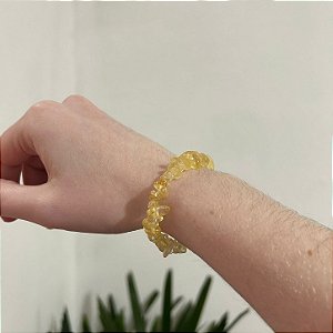 Pulseira Cascalho de Citrino