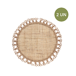 SET COM 2 JOGOS AMERICANOS RAMI LOOP NATURAL
