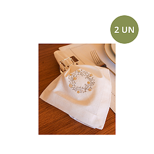 SET COM 2 GUARDANAPOS GUIRLANDA