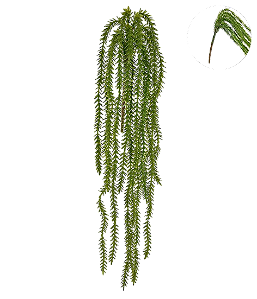 PENDENTE DE FOLHAS VERDE