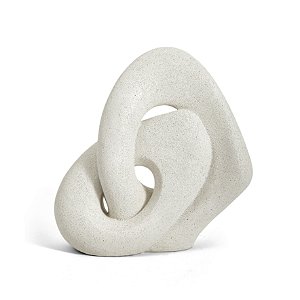 ESCULTURA EM POLIRRESINA BEGE