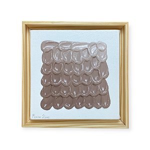 QUADRO PINCELADAS MOCHA MOUSSE