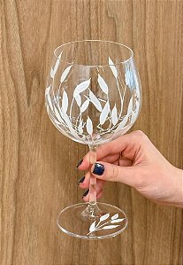TAÇA PINTADA WILLOW BRANCA
