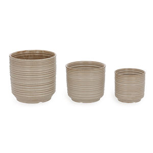 CACHEPOT BOSTON CINZA
