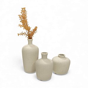 MINI VASO EM CERÂMICA BRANCO