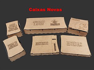 Upgrade Kit para Organizador (INSERT MDF) para Scythe (Modelo 1 p/ Modelo 2)