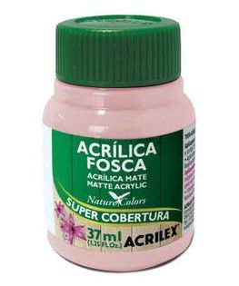 Tinta Acrílica Fosca Acrilex 37ml - Rosa Bebê 813