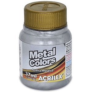 Tinta Acrílica Metálica Acrilex 37ml - Alumínio 599
