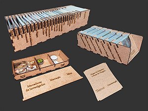 Upgrade Kit para Organizador (INSERT MDF) para Arkham Horror: Sob Ondas Tenebrosas (Modelo 1 p/ Modelo 2)