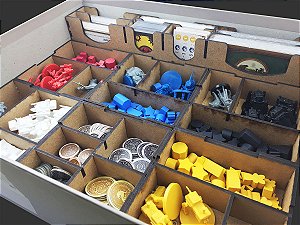 Organizador (INSERT MDF) para Scythe (Modelo 1)